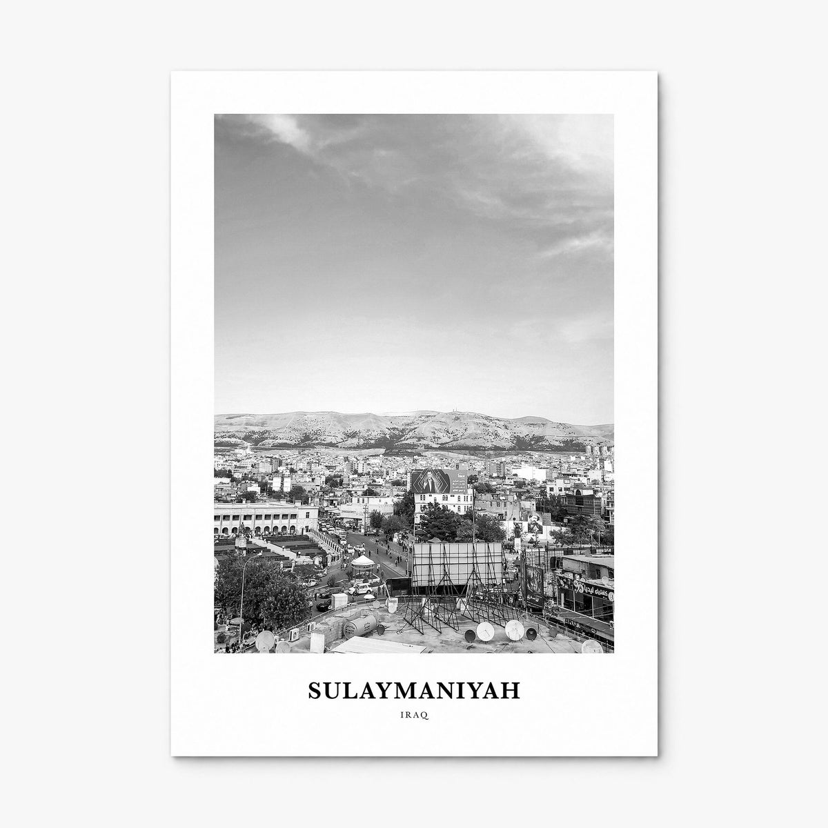 Sulaymaniyah Classic Poster, print only (unframed)