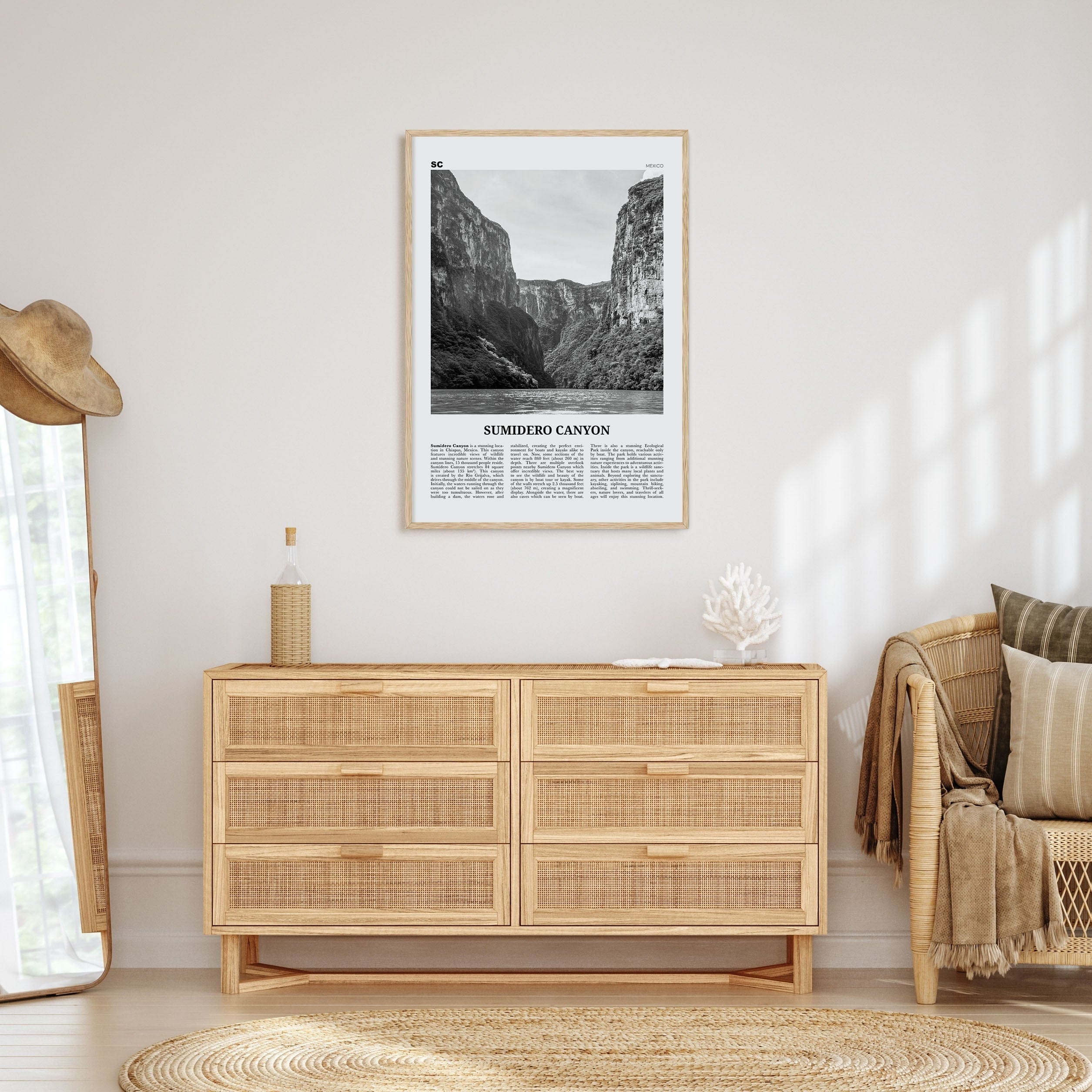 Sumidero Canyon Poster Nbourhood Travel B&W Poster