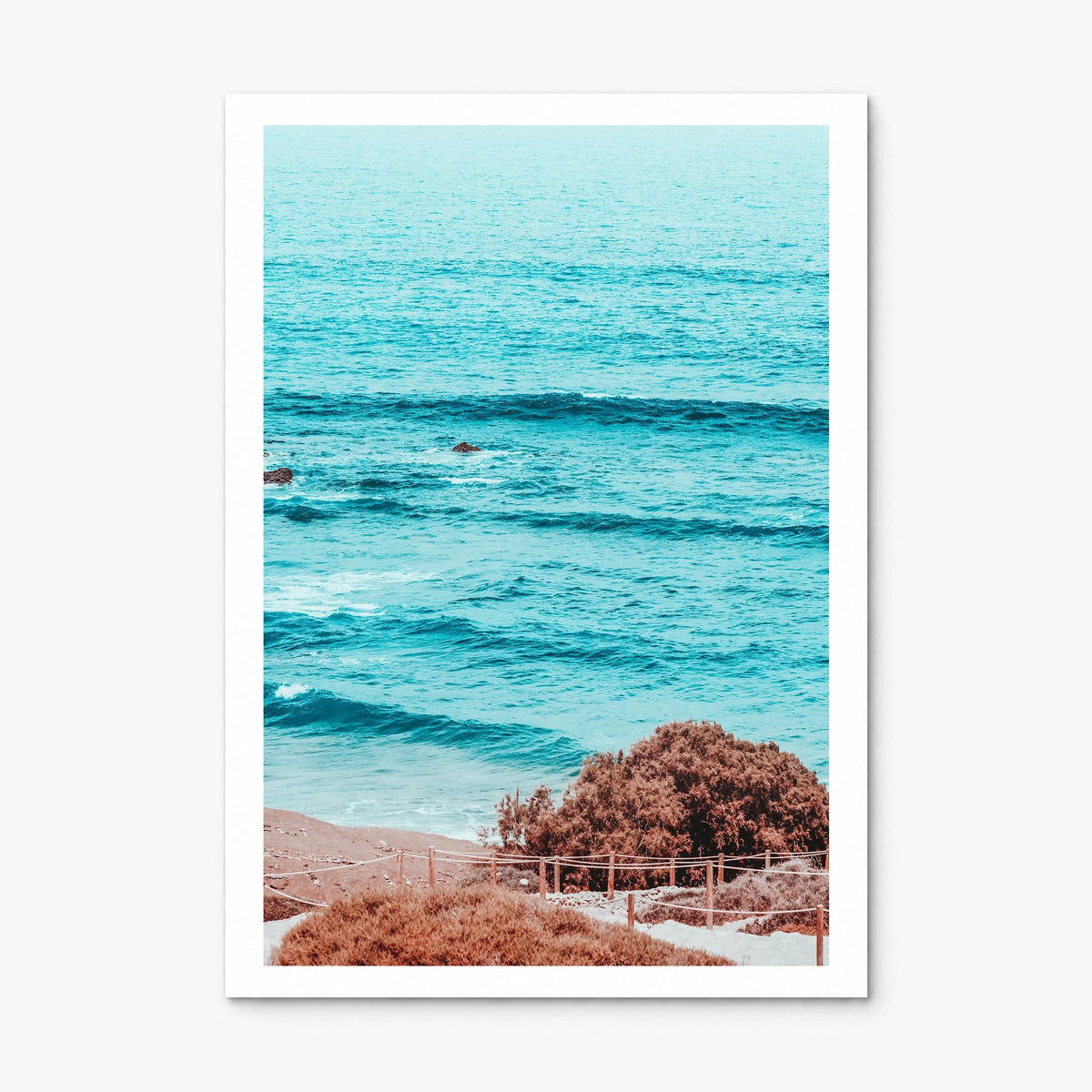 Summer Vibes Photo Poster, print only (unframed), white border
