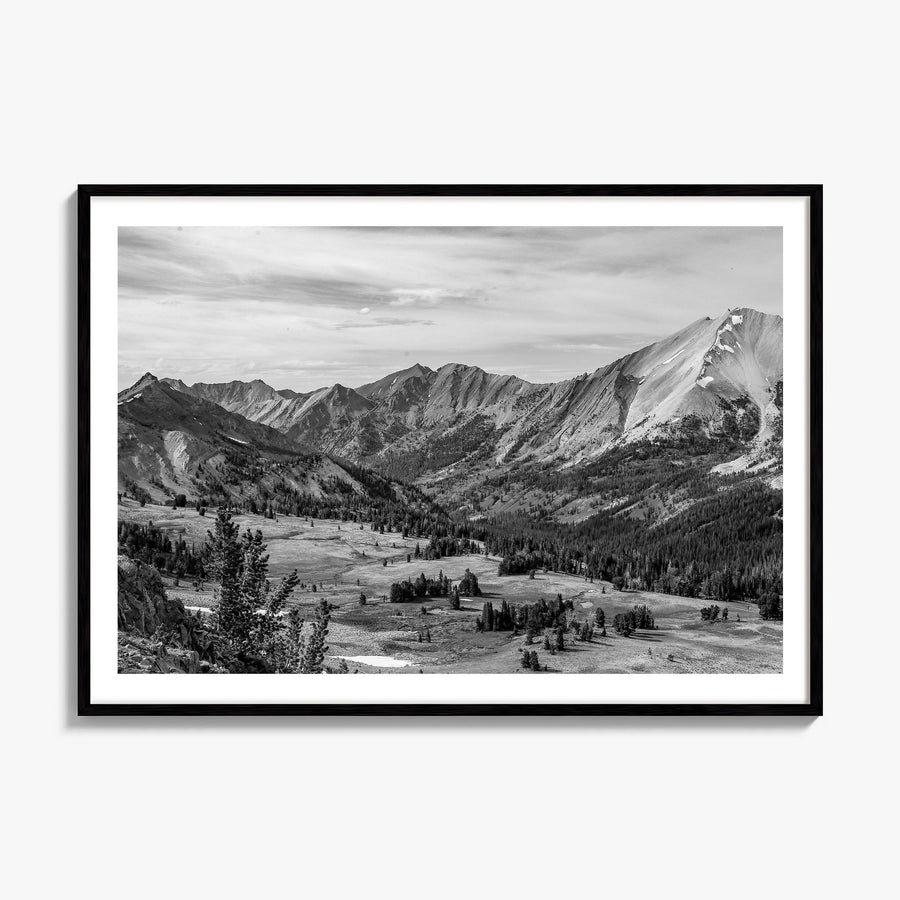 Sun Valley Photo Poster, framed poster mockup, white border