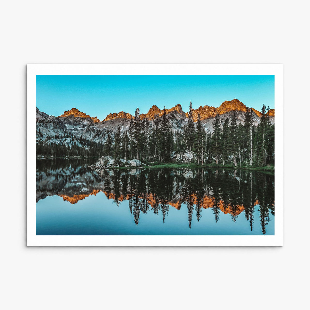 Sun Valley Photo Poster, print only (unframed), white border