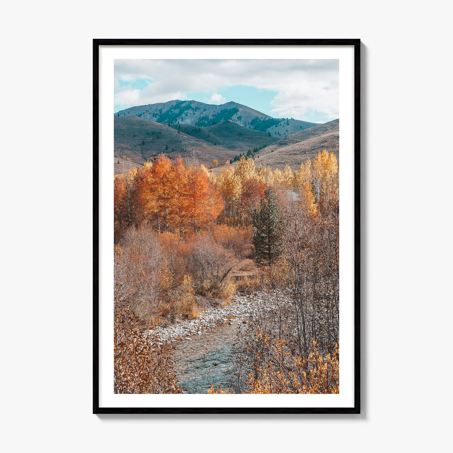 Sun Valley Photo No 1 Poster, framed poster mockup, white border