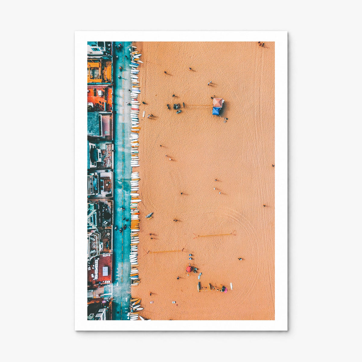 Surfboards Photo No 2 Poster, print only (unframed), white border