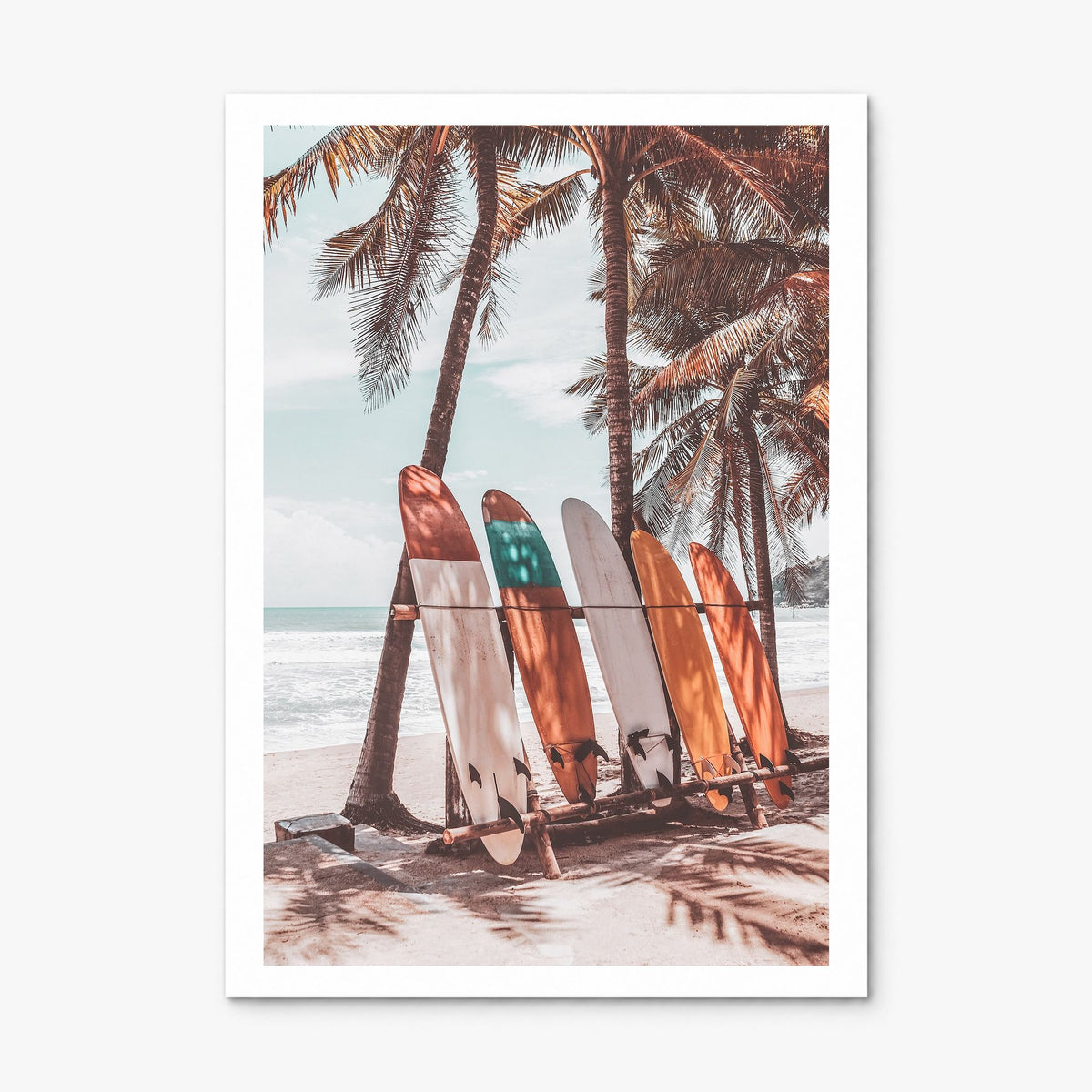Surfboards Photo No 4 Poster, print only (unframed), white border