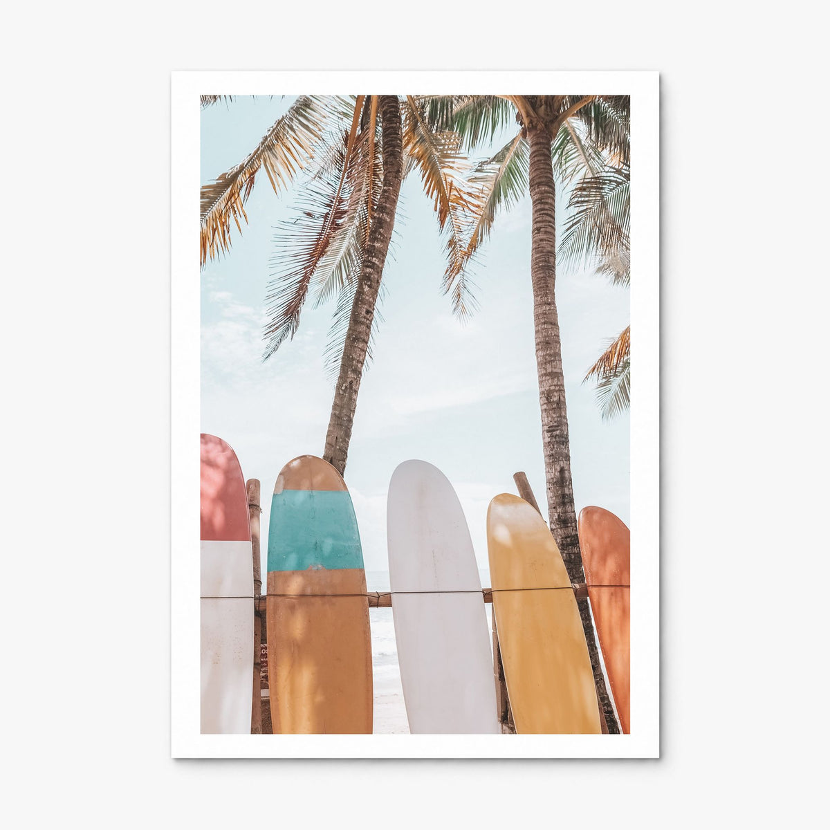 Surfboards Photo No 6 Poster, print only (unframed), white border