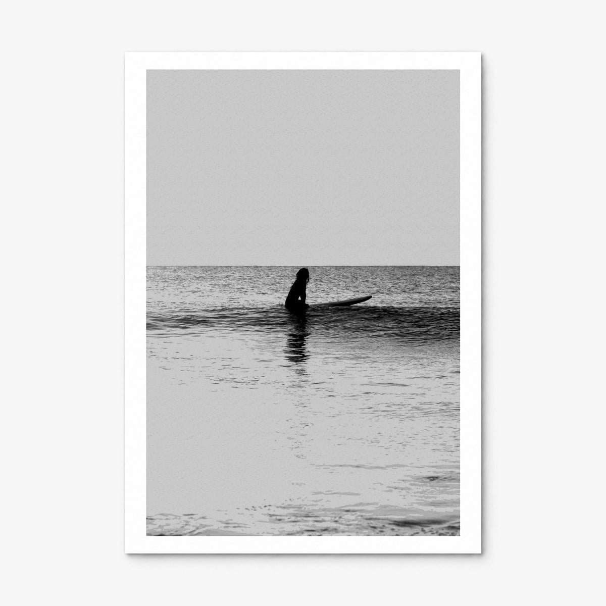 Surfer Photo No 1 Poster, print only (unframed), white border