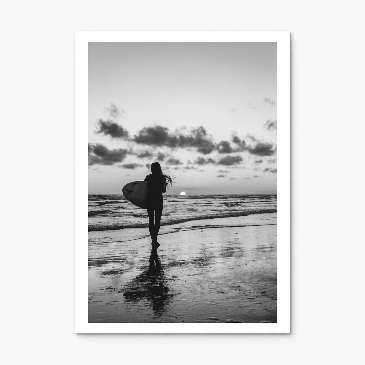 Surfer Photo No 4 Poster, print only (unframed), white border