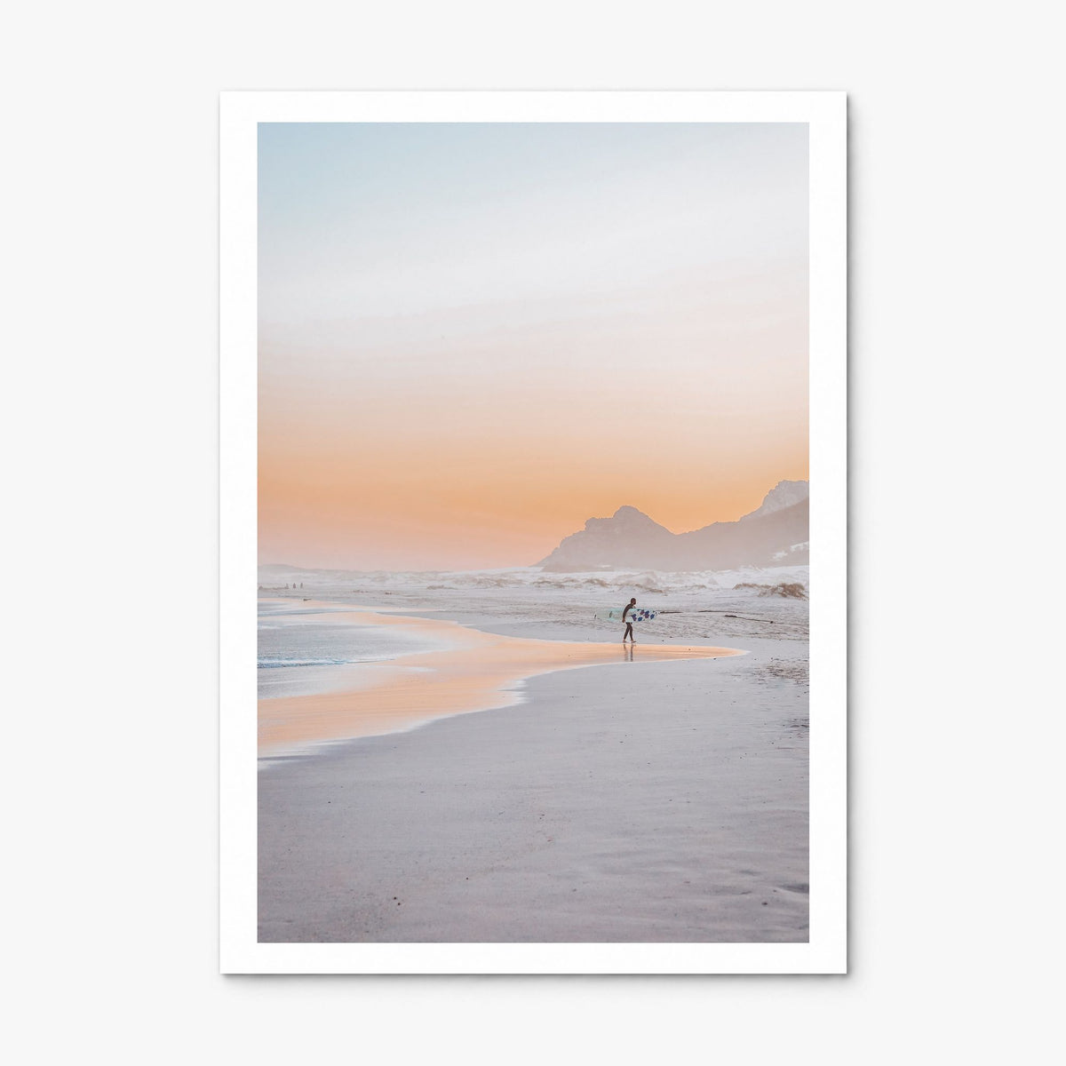 Surfer Photo No 4 Poster, print only (unframed), white border
