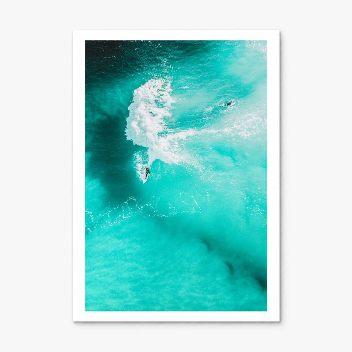 Surfing Photo No 1 Poster, print only (unframed), white border