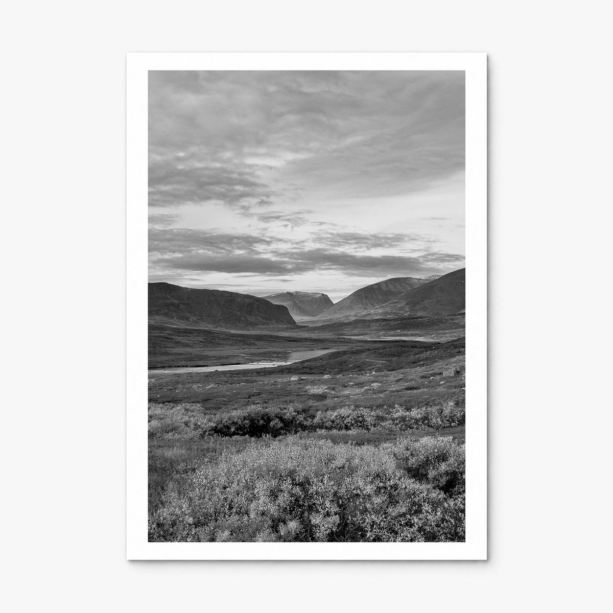 Sweden Photo Poster, print only (unframed), white border