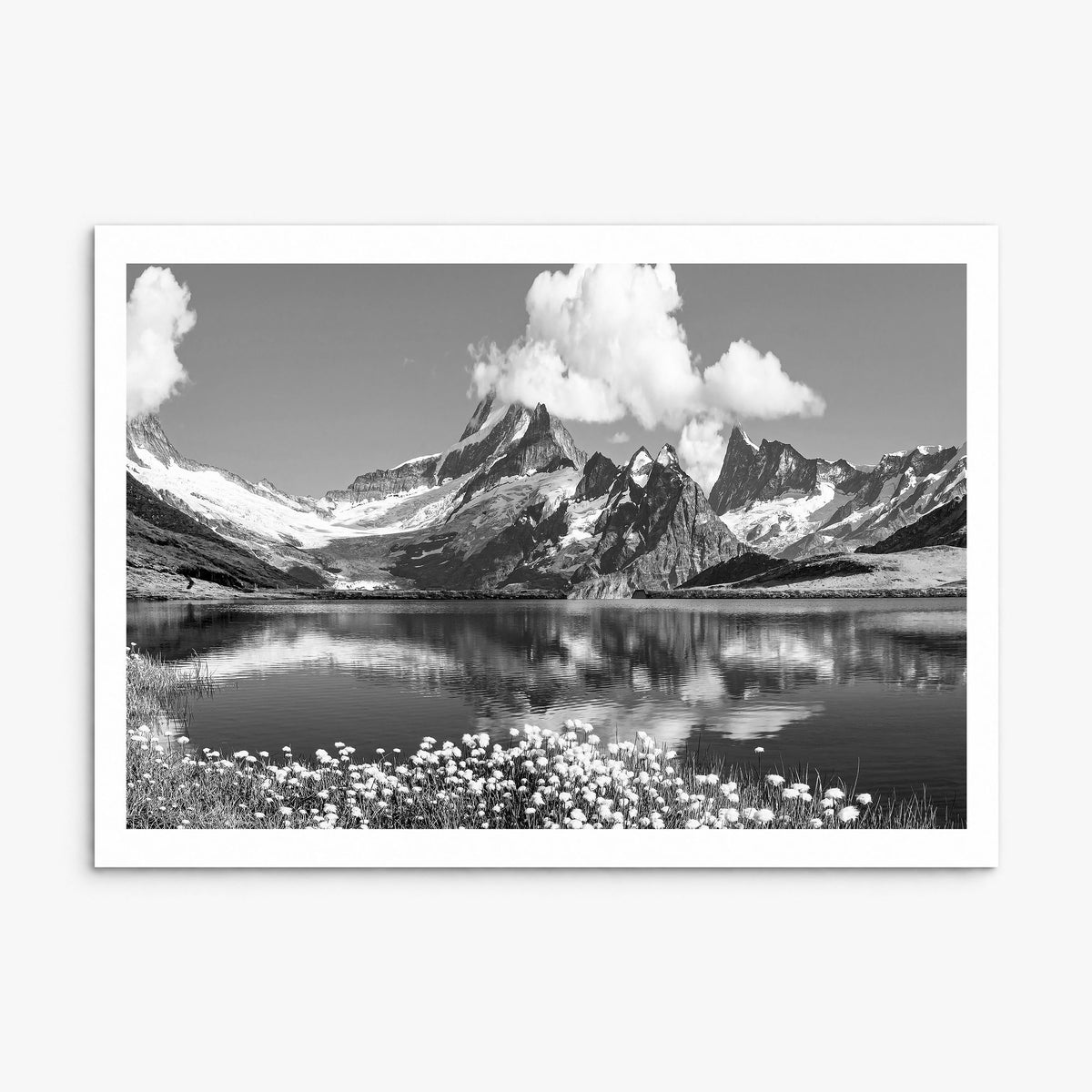 Switzerland Photo Poster, print only (unframed), white border