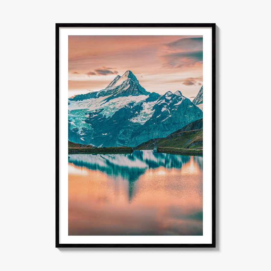 Switzerland Photo No 1 Poster, framed poster mockup, white border