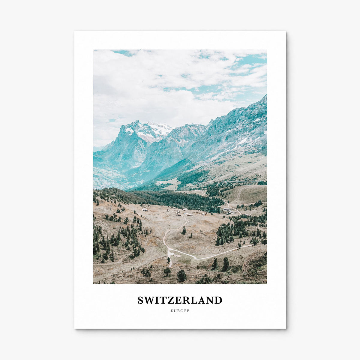 Switzerland Classic Poster, print only (unframed)
