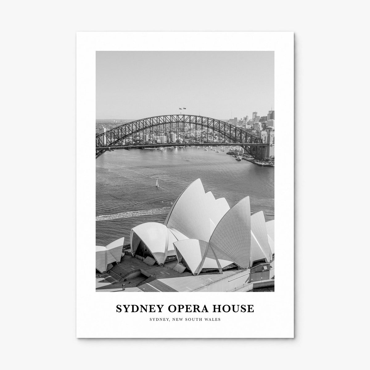 Sydney Opera House Classic Poster, print only (unframed)