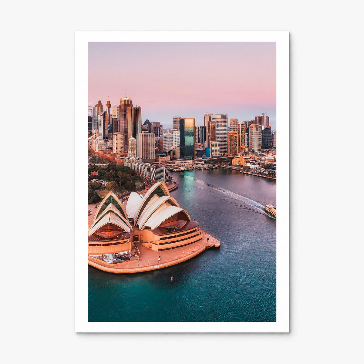 Sydney Photo No 1 Poster, print only (unframed), white border
