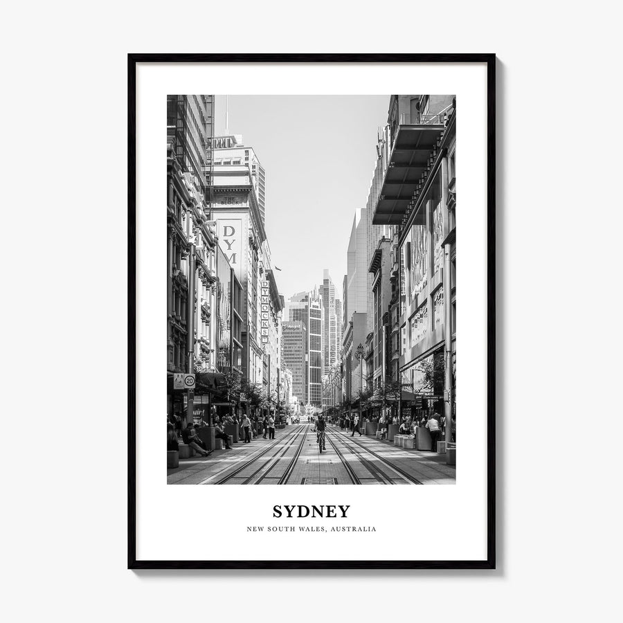 Sydney Classic No 1 Poster, framed poster mockup