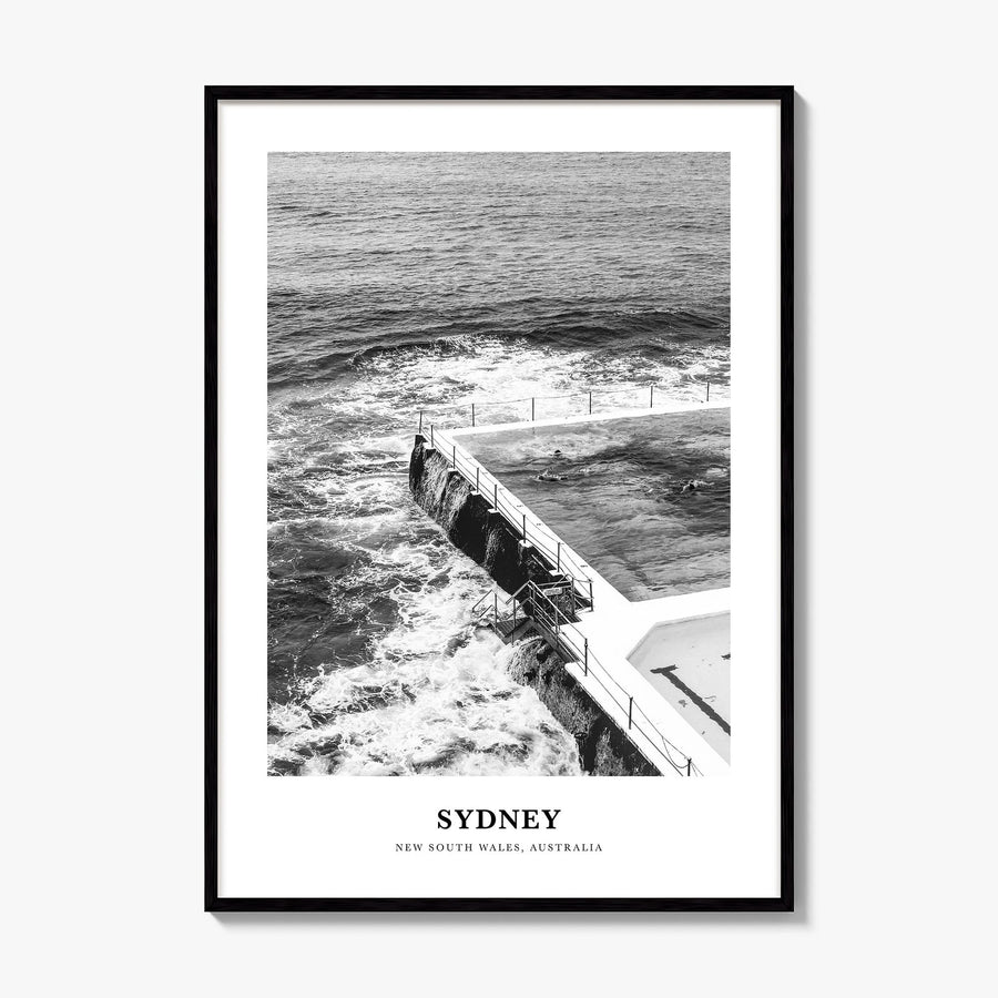 Sydney Classic No 2 Poster, framed poster mockup