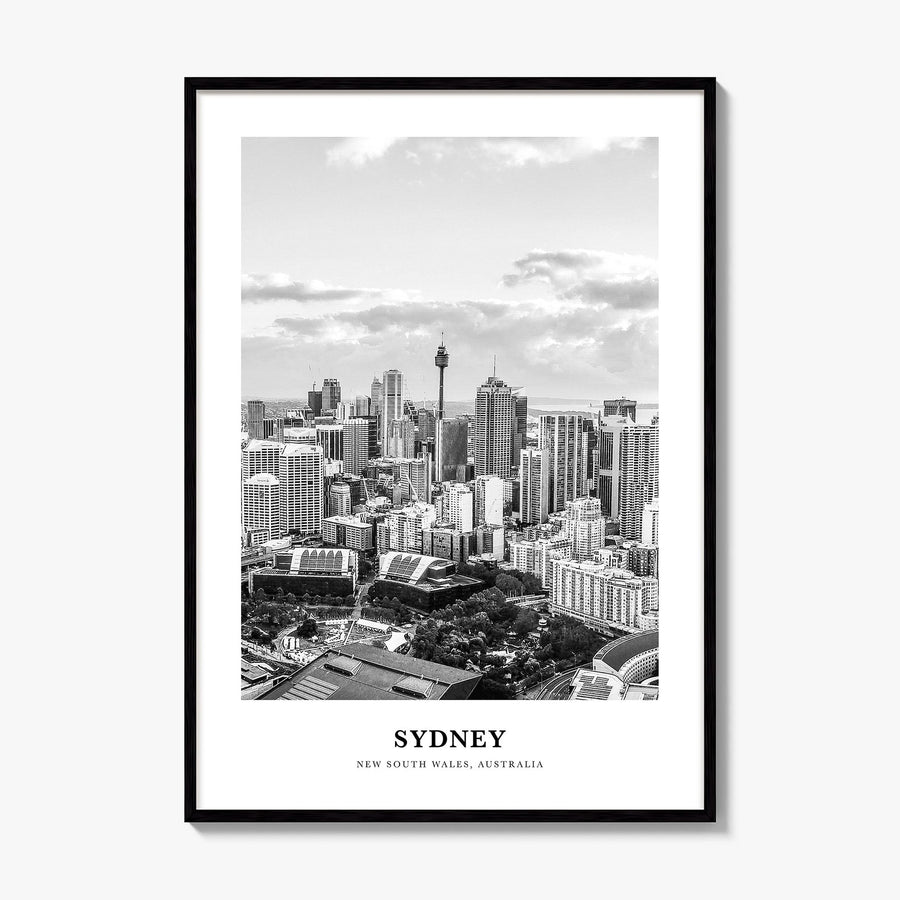 Sydney Classic No 4 Poster, framed poster mockup