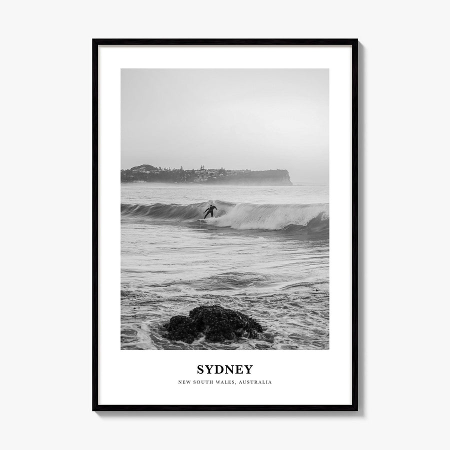 Sydney Classic No 5 Poster, framed poster mockup