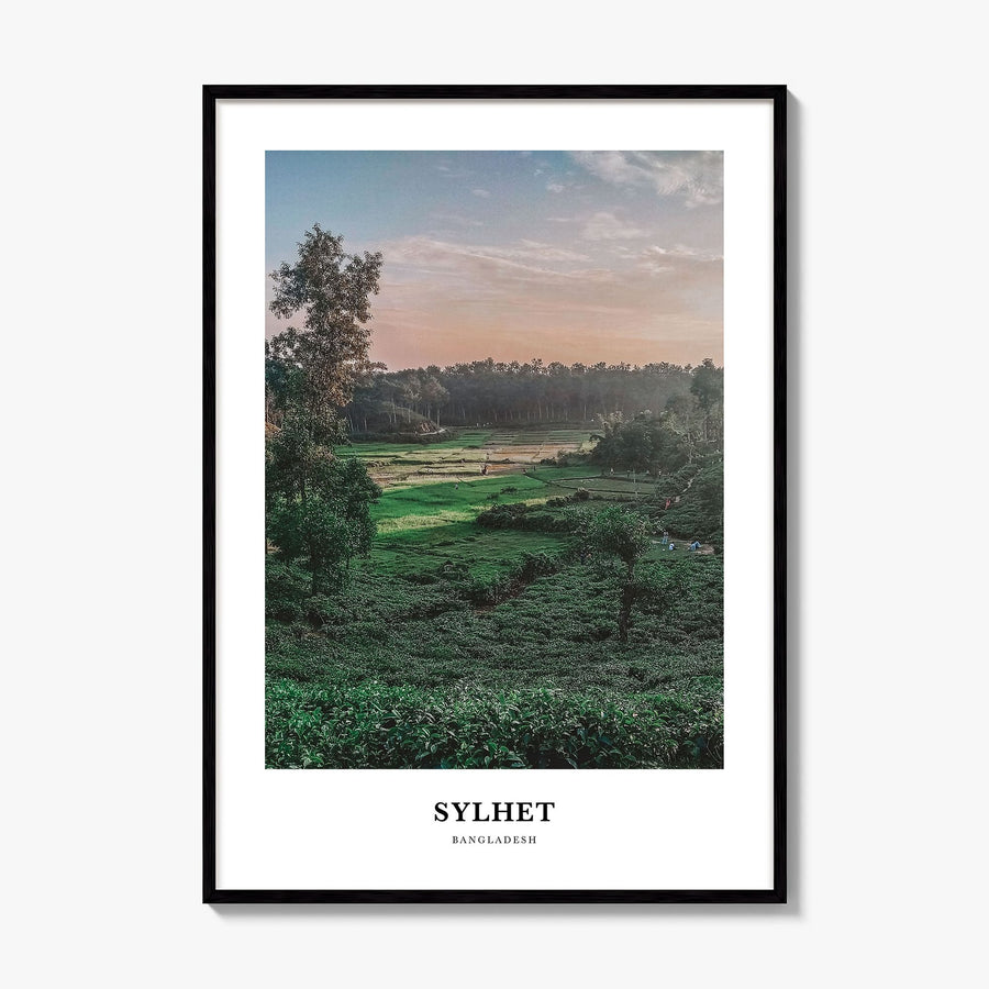 Sylhet Classic Poster, framed poster mockup
