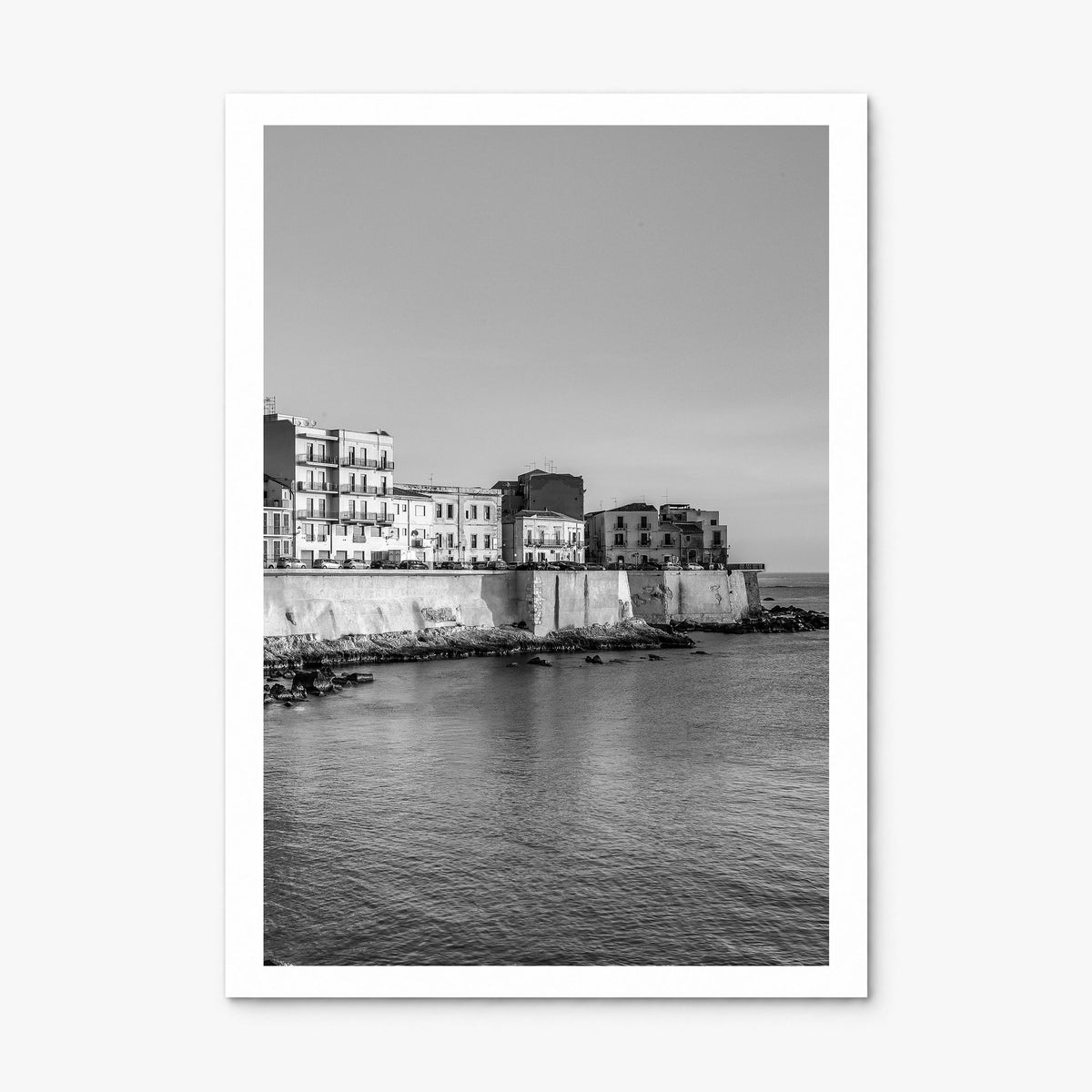 Syracuse, Italy Photo Poster, print only (unframed), white border