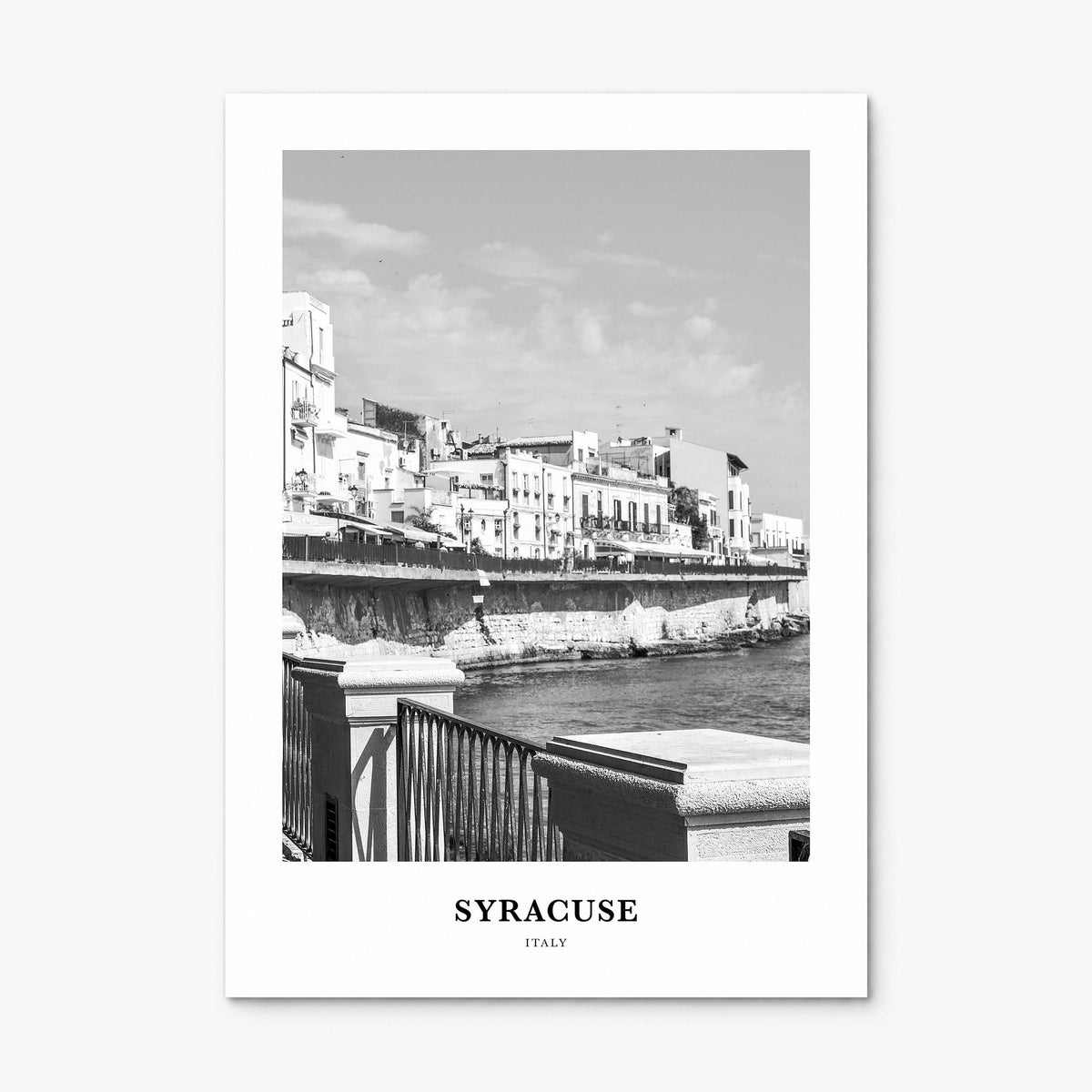 Syracuse, Italy Classic Poster, print only (unframed)