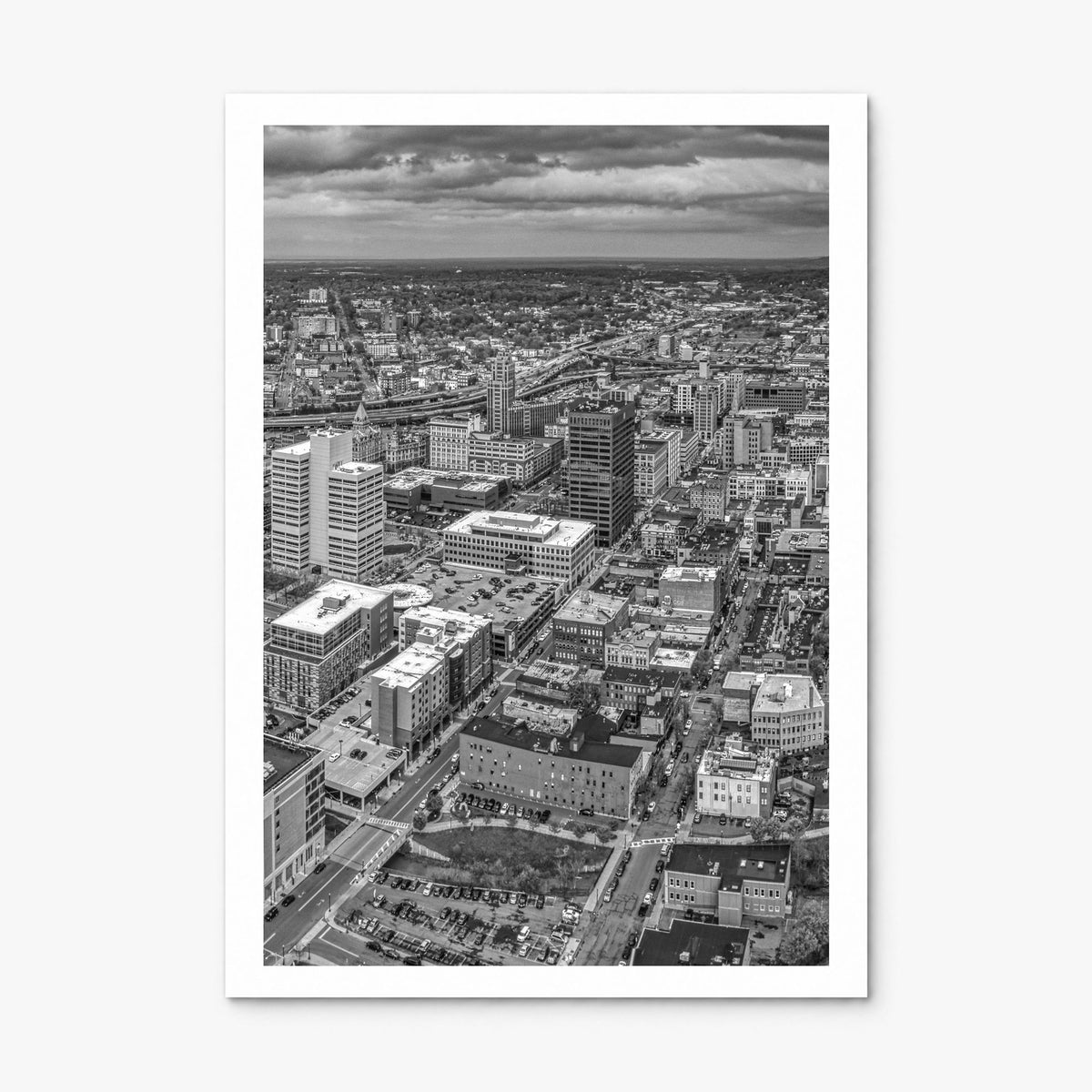 Syracuse, New York Photo Poster, print only (unframed), white border