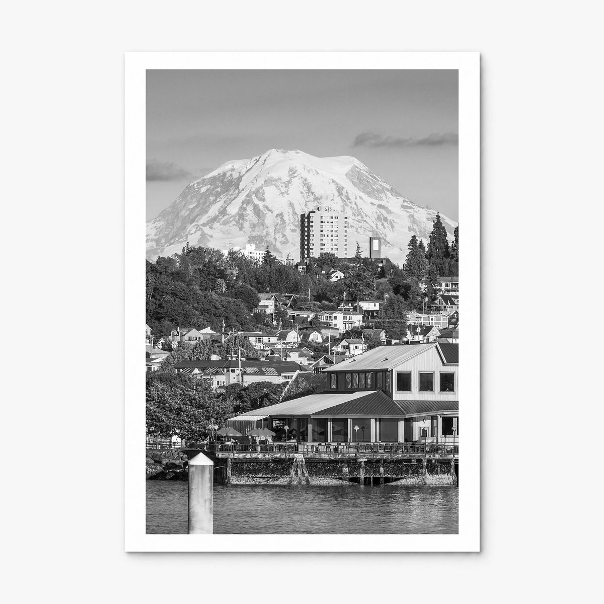 Tacoma Photo Poster, print only (unframed), white border