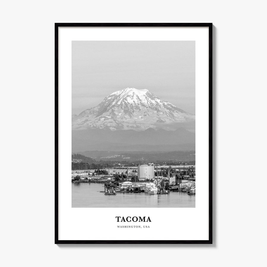 Tacoma Classic Poster, framed poster mockup