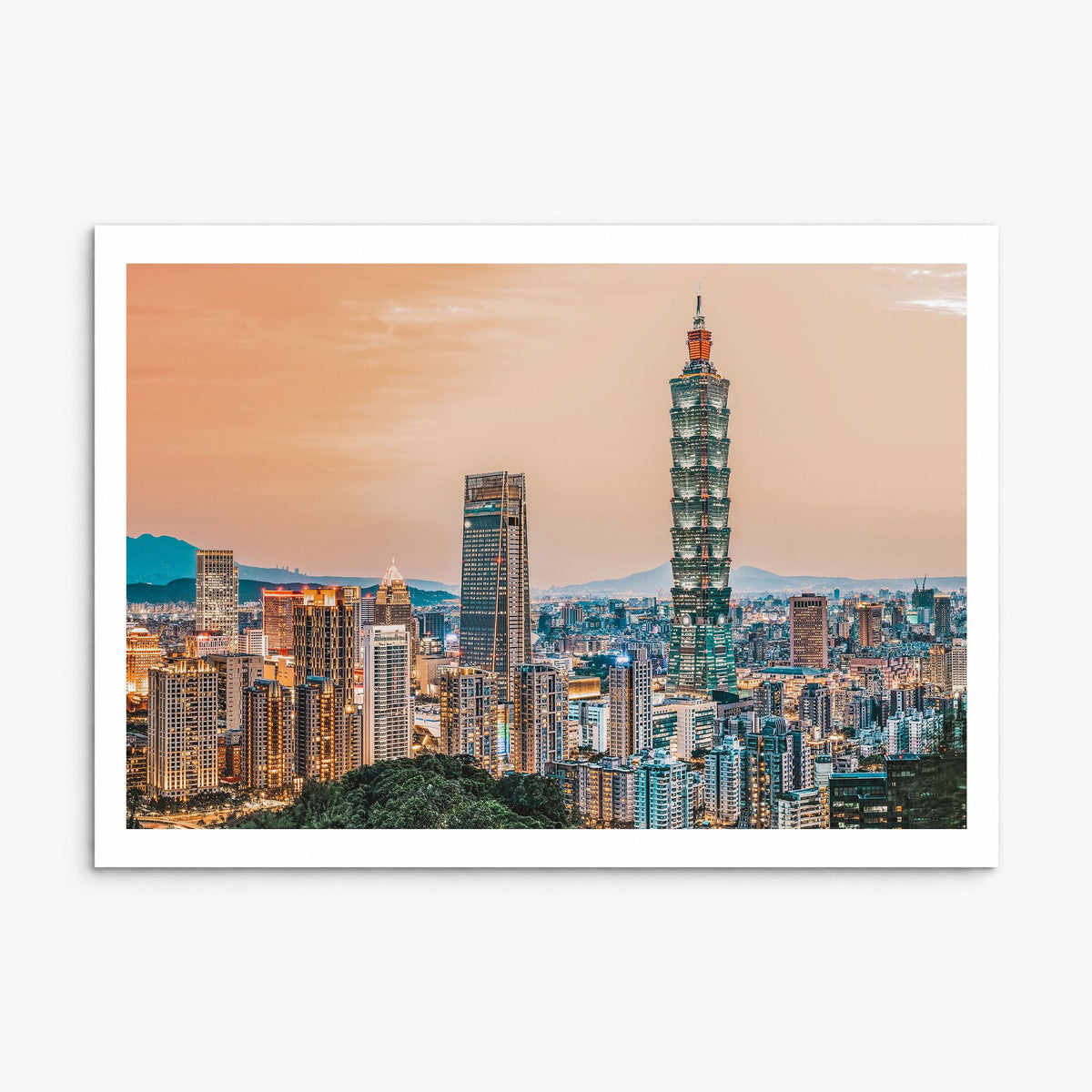 Taipei Photo Poster, print only (unframed), white border