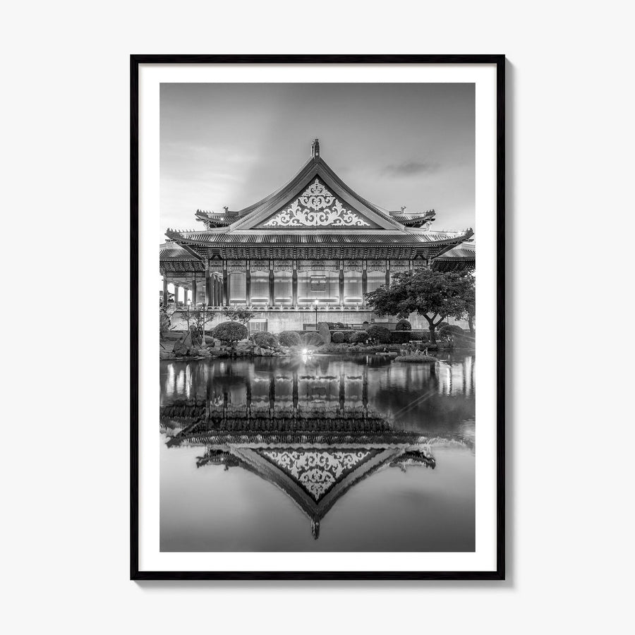Taipei Photo No 2 Poster, framed poster mockup, white border