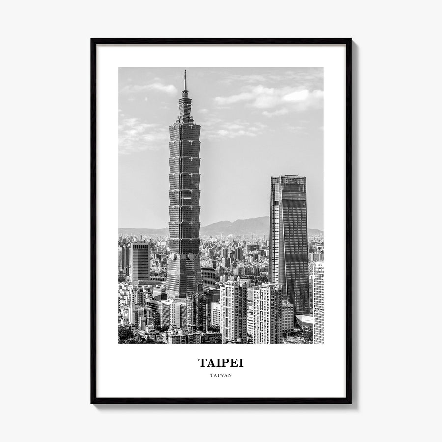 Taipei Classic No 1 Poster, framed poster mockup