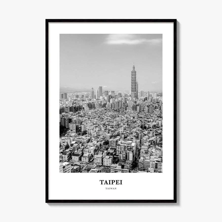 Taipei Classic No 2 Poster, framed poster mockup