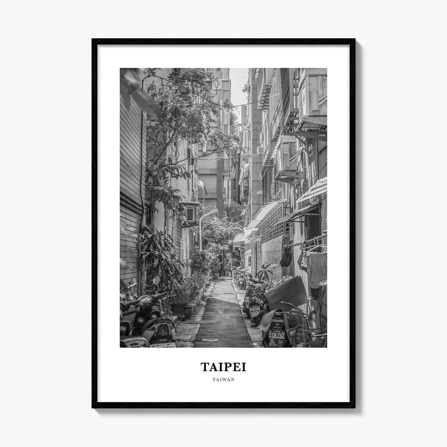 Taipei Classic No 3 Poster, framed poster mockup