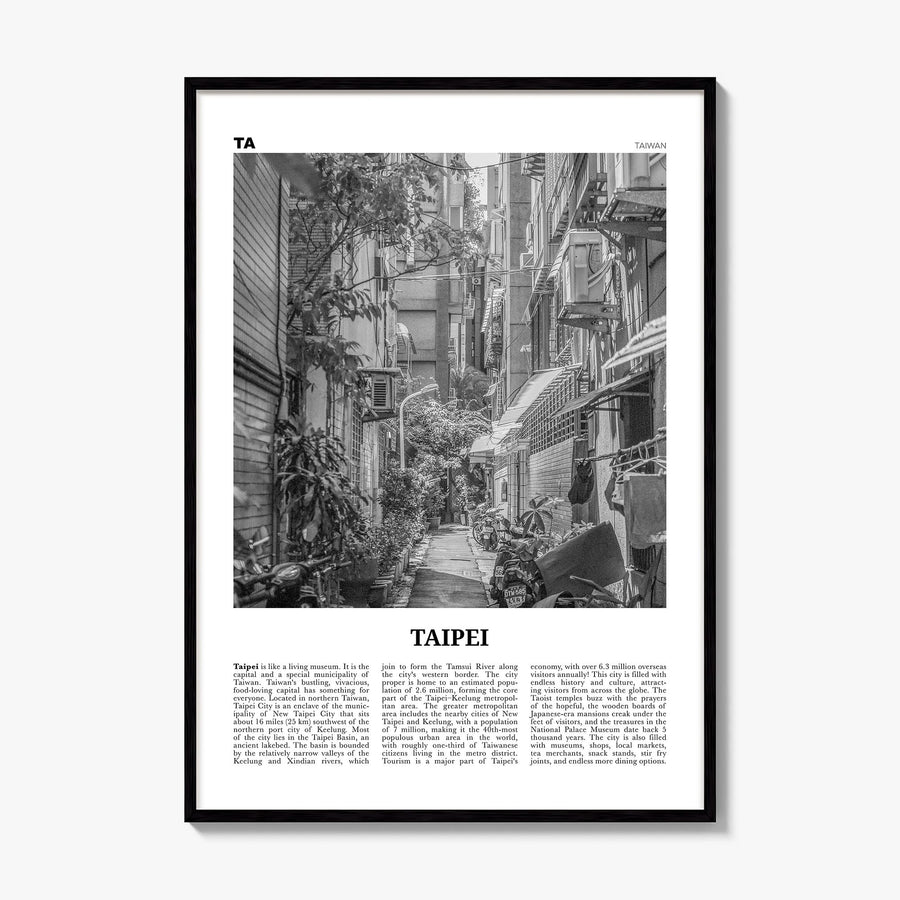 Taipei Newspaper No 2 Poster, framed poster mockup
