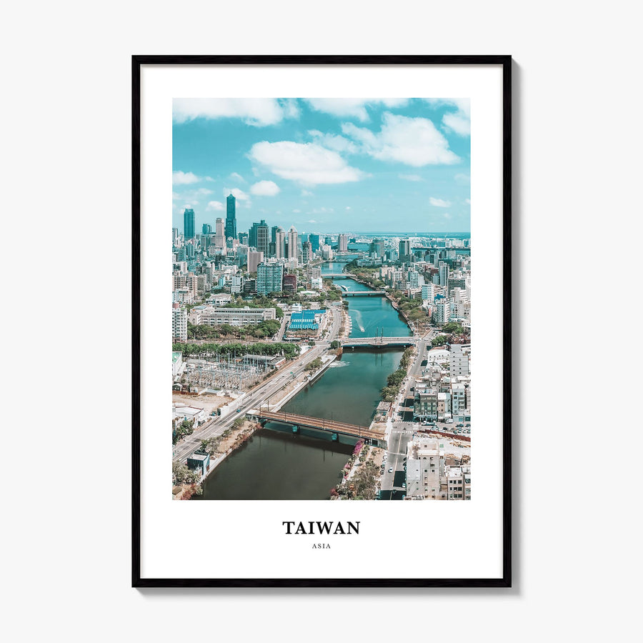 Taiwan Classic Poster, framed poster mockup