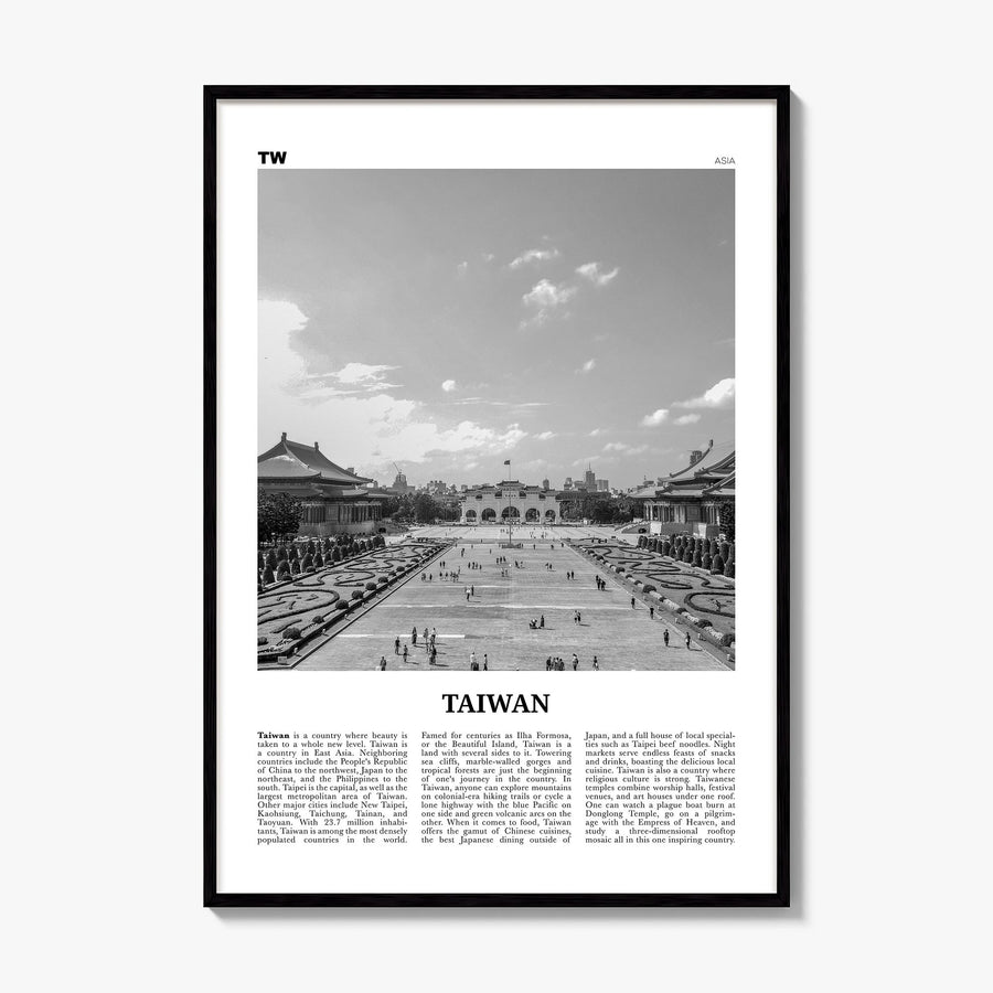 Taiwan Newspaper Poster, framed poster mockup