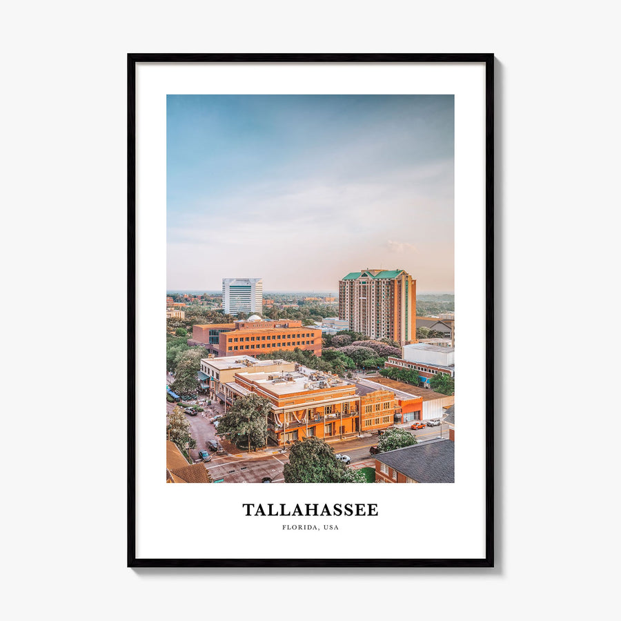 Tallahassee Classic Poster, framed poster mockup