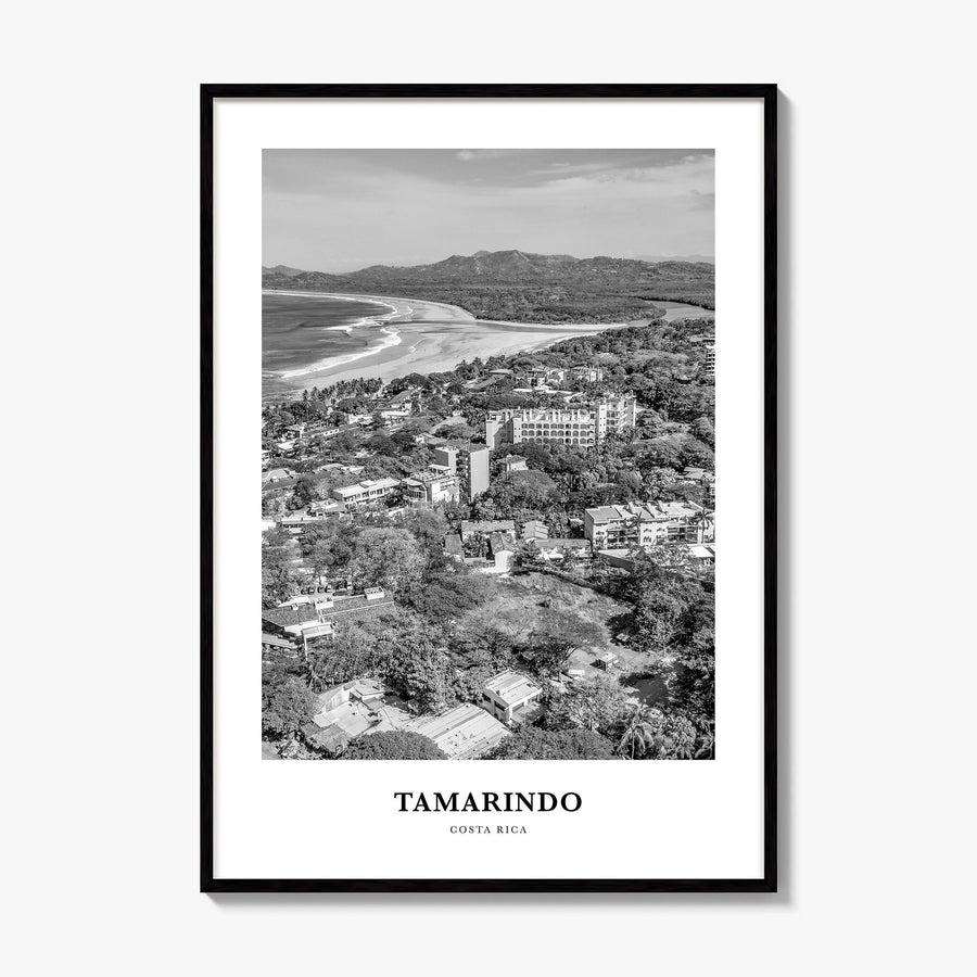 Tamarindo Classic Poster, framed poster mockup