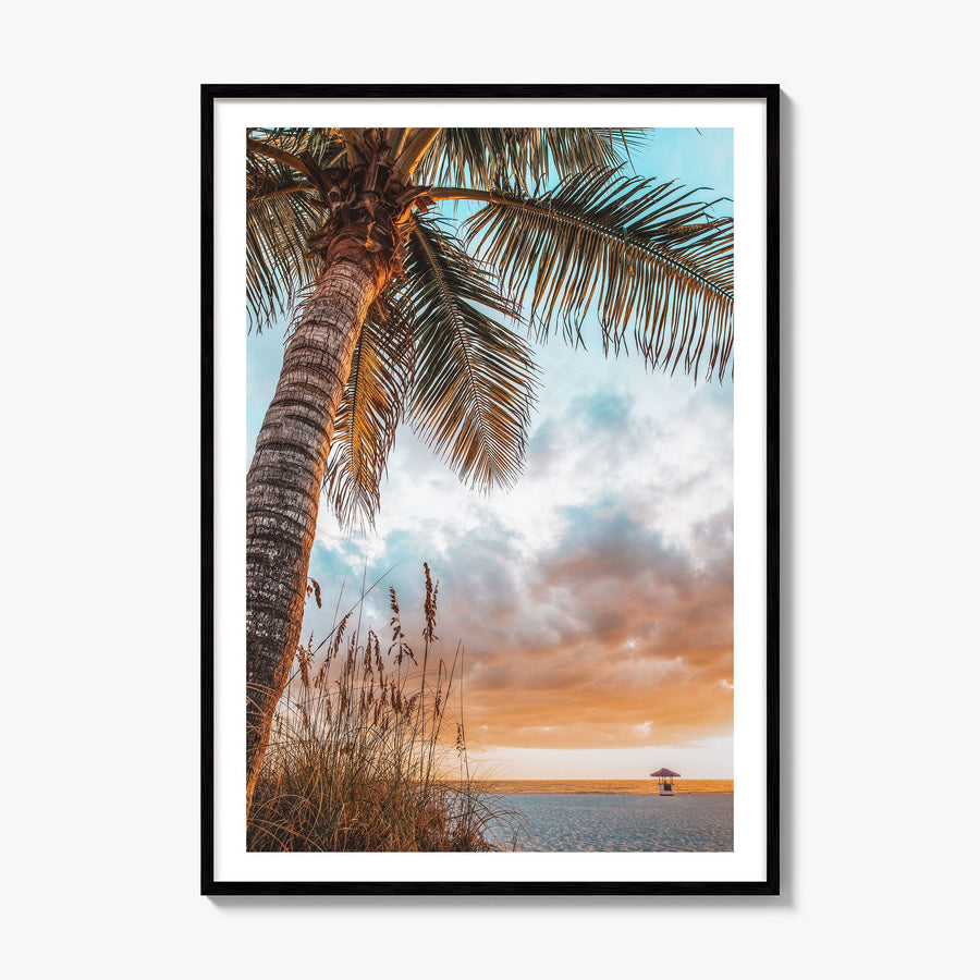 Tampa Bay Photo Poster, framed poster mockup, white border