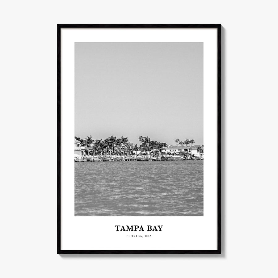 Tampa Bay Classic Poster, framed poster mockup