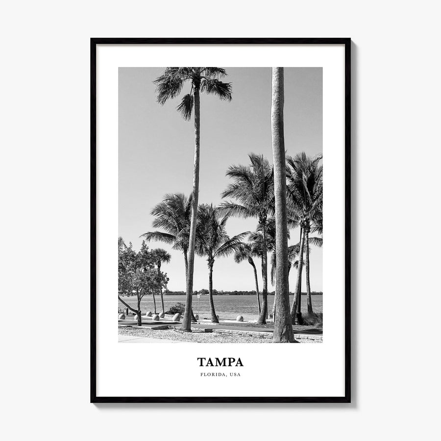 Tampa Classic No 3 Poster, framed poster mockup