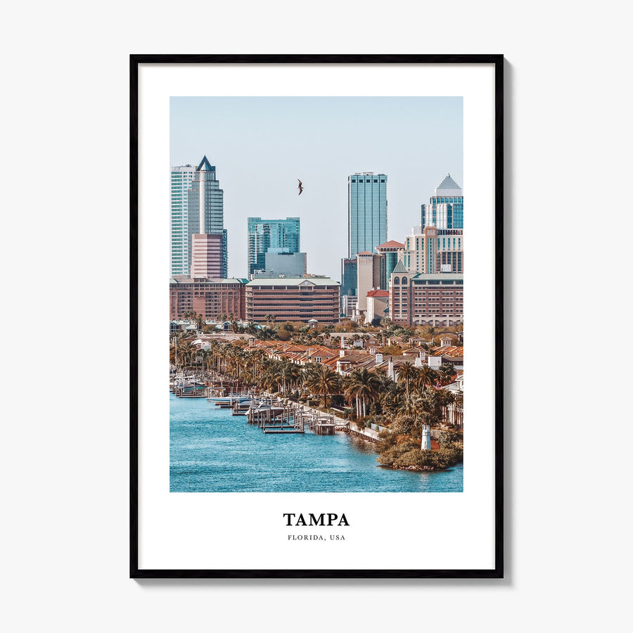 Tampa Classic No 2 Poster, framed poster mockup