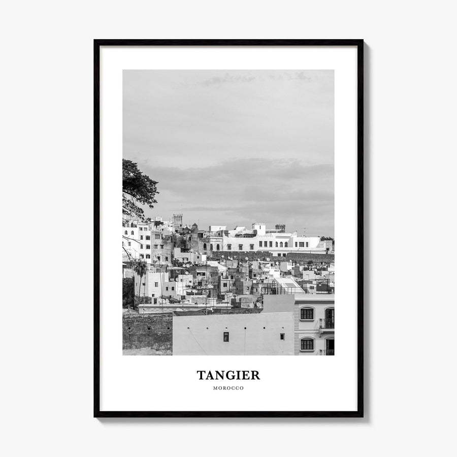 Tangier Classic Poster, framed poster mockup