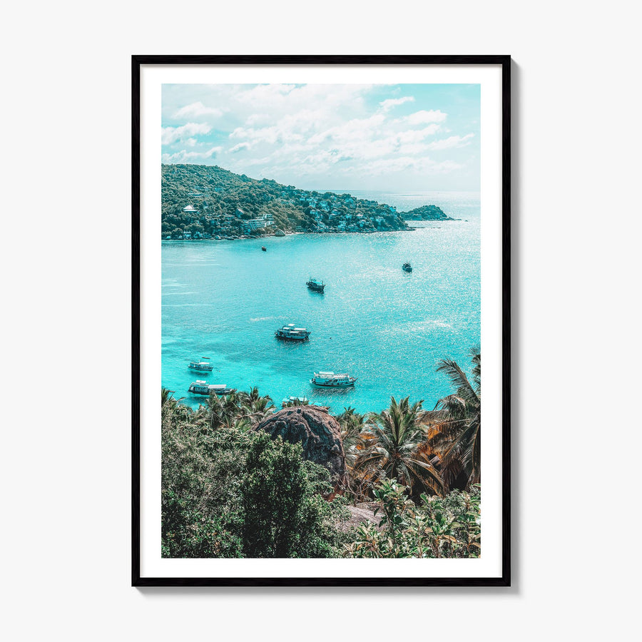Taos Photo Poster, framed poster mockup, white border