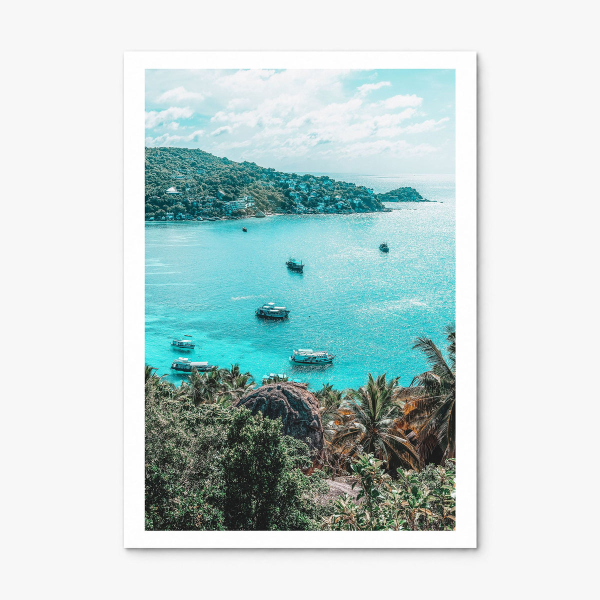 Taos Photo Poster, print only (unframed), white border