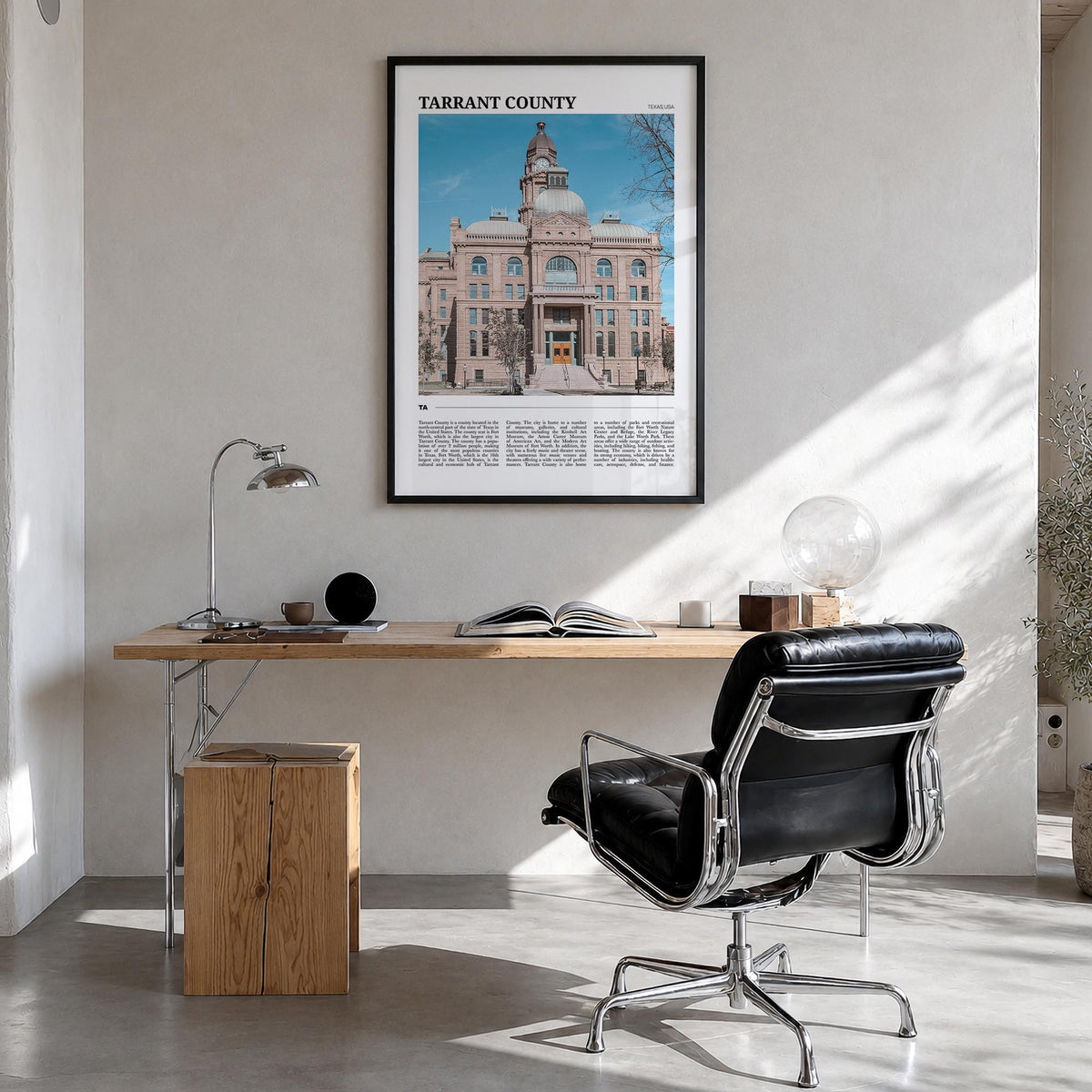 Tarrant County Travel Poster