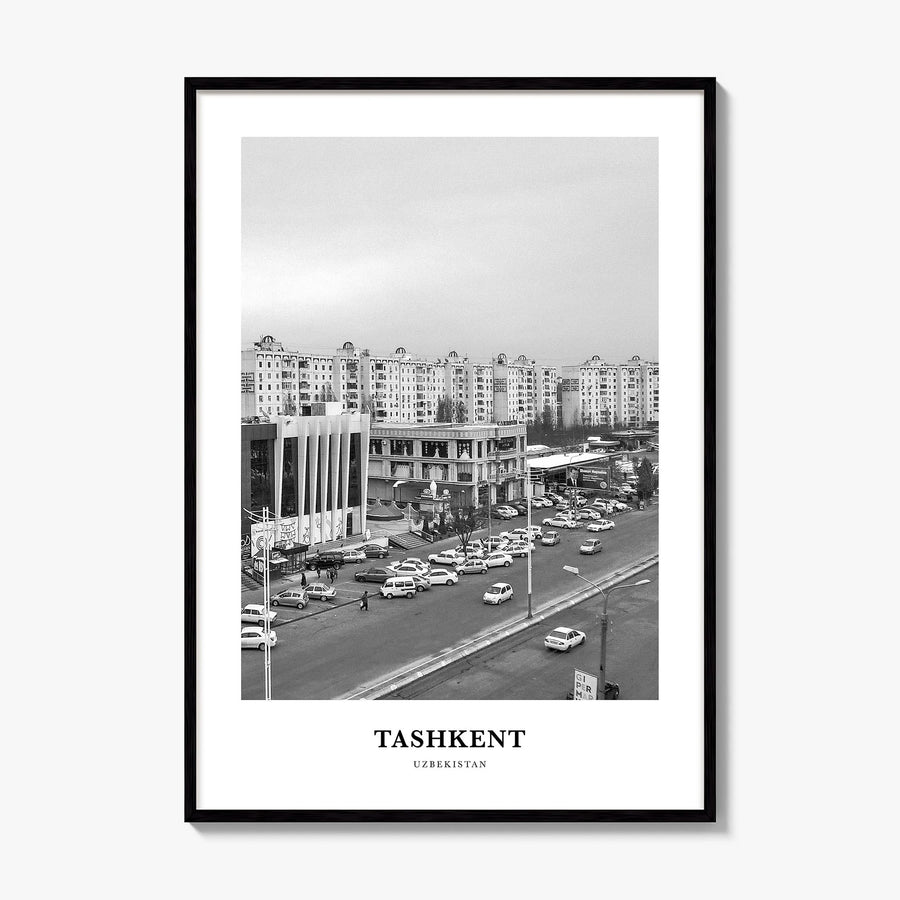Tashkent Classic Poster, framed poster mockup