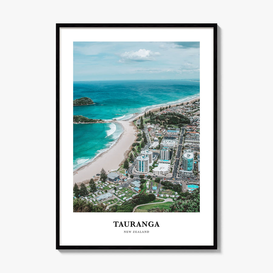 Tauranga Classic Poster, framed poster mockup