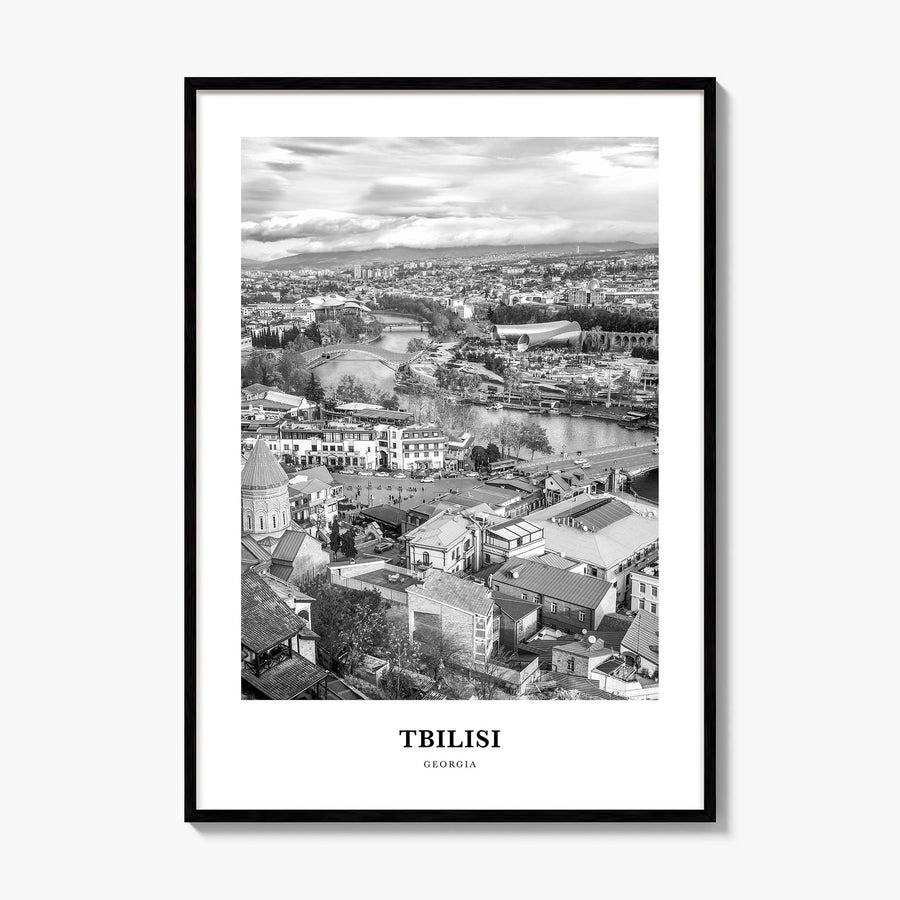 Tbilisi Classic Poster, framed poster mockup